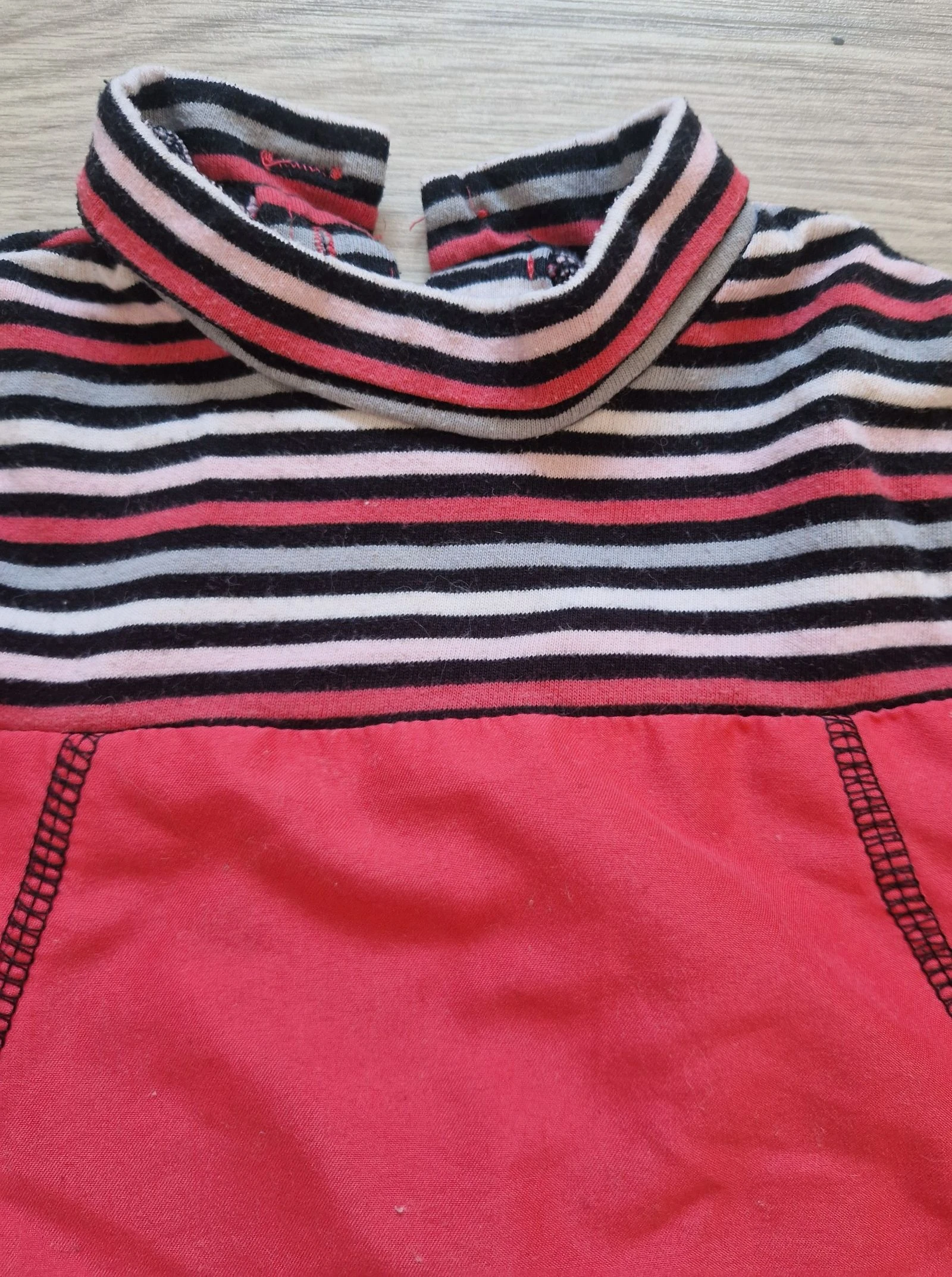 🌈 Jurk met lange mouwen – babymeisje – 18 maanden – goede staat – photo 2